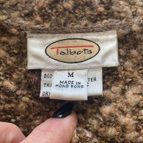 Talbots wool blend cardigan size M - Picture 4 of 8